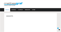 Desktop Screenshot of matbaagraf.com